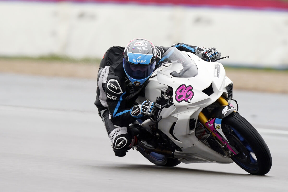 2023 British Superbike Championship, BSB Test Silverstone, Northants, 29th March 2023. Charlie Nesbitt, GBR, Hawk Racing, Honda CBR1000RR-R