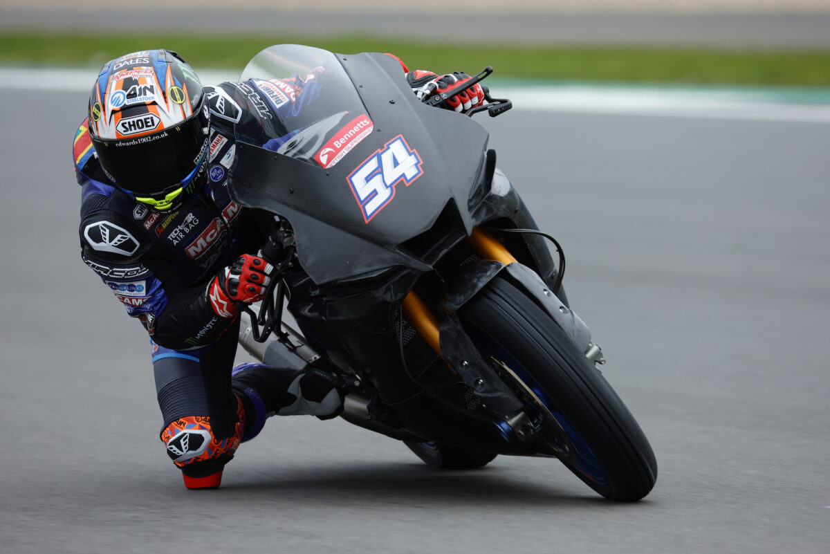 2023 British Superbike Championship, BSB Test Silverstone, Northants, 28th March 2023. Tim Neave, GBR, McAms Yamaha, Yamaha YZF-R1