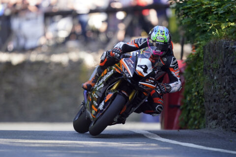 Jamie Coward, KTS Racing by Steadplan, Honda CBR1000RR-R, 2023 TT, Isle of Man TT, action [credit/ Tim Keeton/Impact Images]