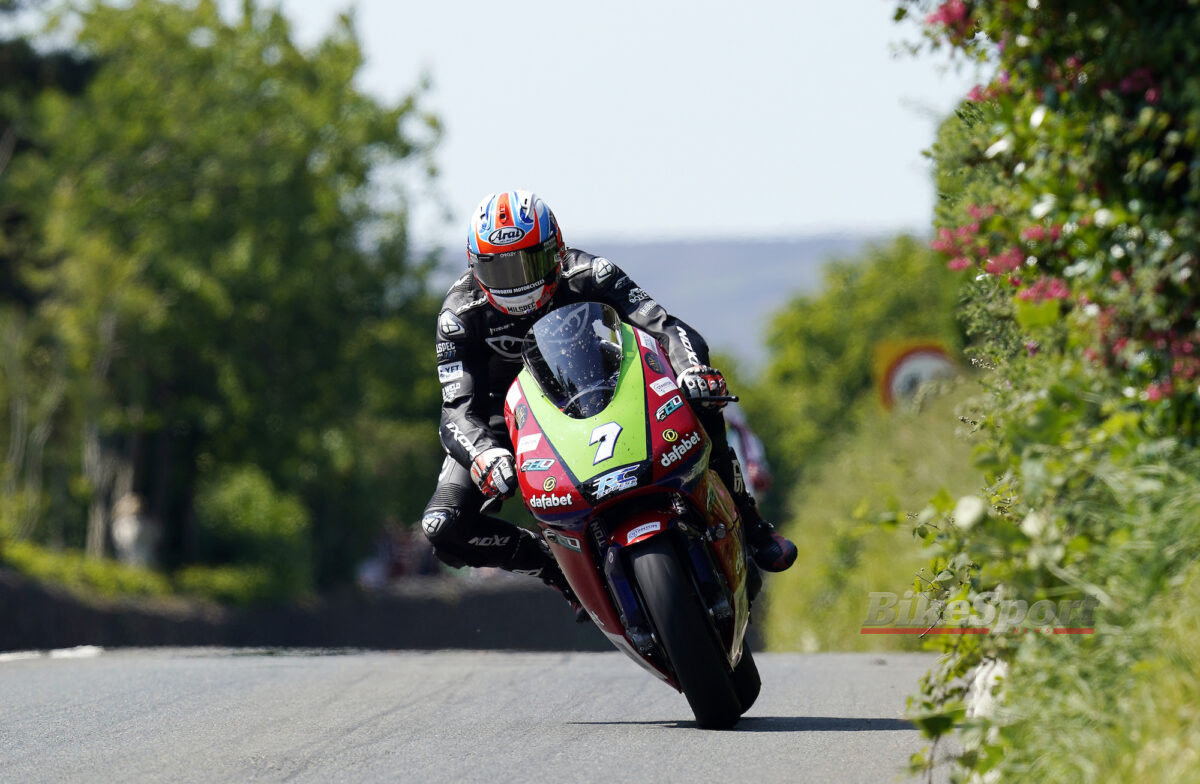 Josh Brookes, Dafabet Kawasaki, 2023 TT, Isle of Man TT, action [credit/ Tim Keeton/Impact Images]