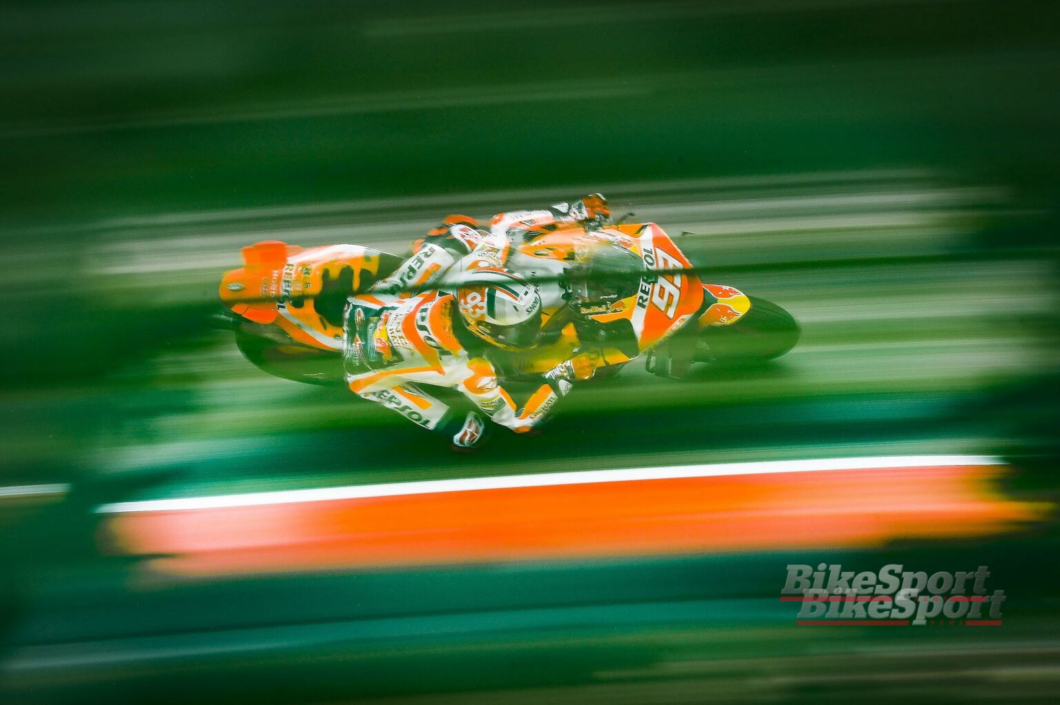 Marc Marquez, Repsol Honda, Honda RC213V, 2023 MotoGP, German MotoGP, Sachsenring, action [credit - Gold & Goose]