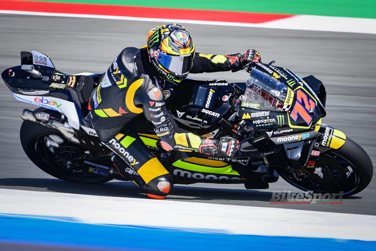 Marco Bezzecchi, VR46 Racing, Ducati GP22, 2023 MotoGP, Dutch TT, Assen, action, Netherlands [credit - Gold & Goose]