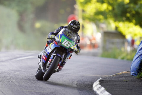 Mike Browne, Burrows Engineering, Paton SR-1, 2023 TT, isle of Man TT, Supertwins TT, action [credit/ Tim Keeton/Impact Images]