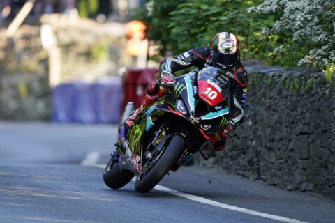 Peter Hickman, Monster Energy FHO Racing, BMW M 1000 RR, 2023 TT, Isle of Man TT, Superstock TT, action [credit: Tim Keeton/Impact Images]