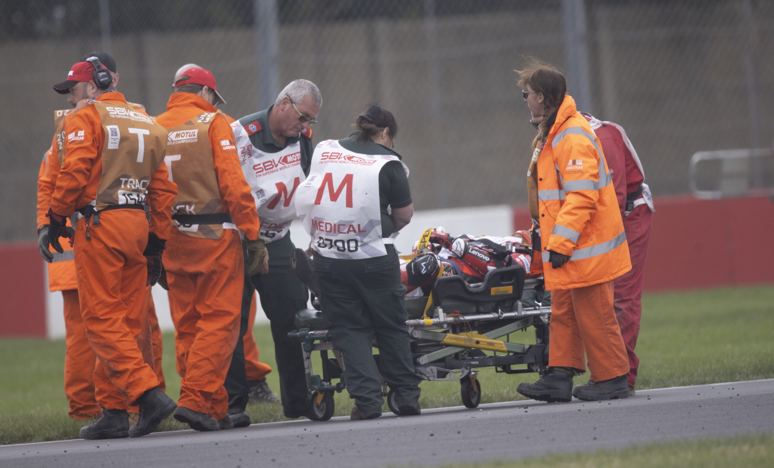 Michael Ruben Rinaldi escapes serious harm in Donington WorldSBK impact ...