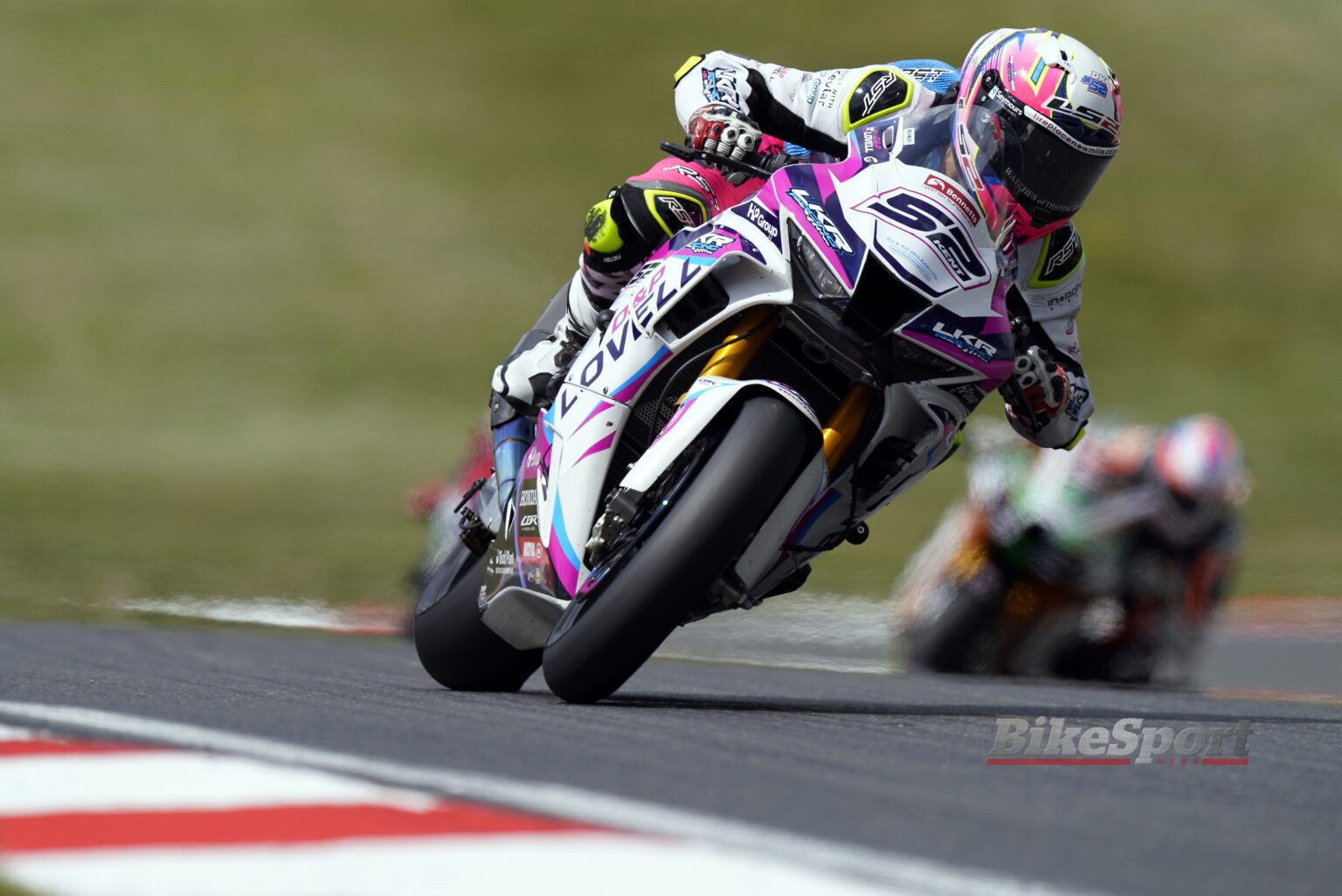 Danny Kent, Lovell Kent Racing, Honda CBR1000RR-R, 2023 BSB, Brands Hatch, action [credit - Tim Keeton/Impact Images]
