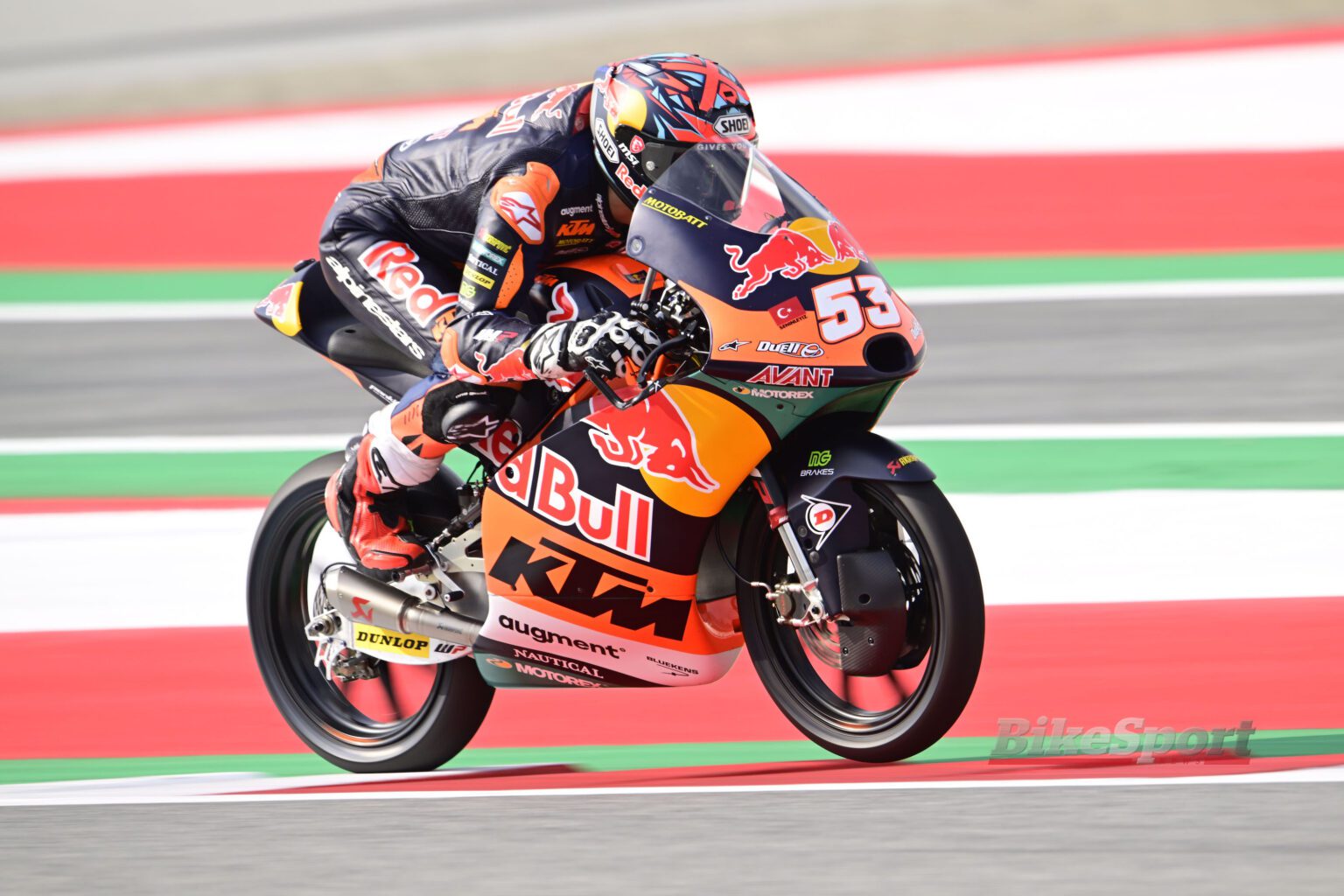 Deniz Oncu, Red Bull KTM Ajo, 2023 Moto3, Austrian Moto3, Spielberg, action [credit - Gold & Goose]