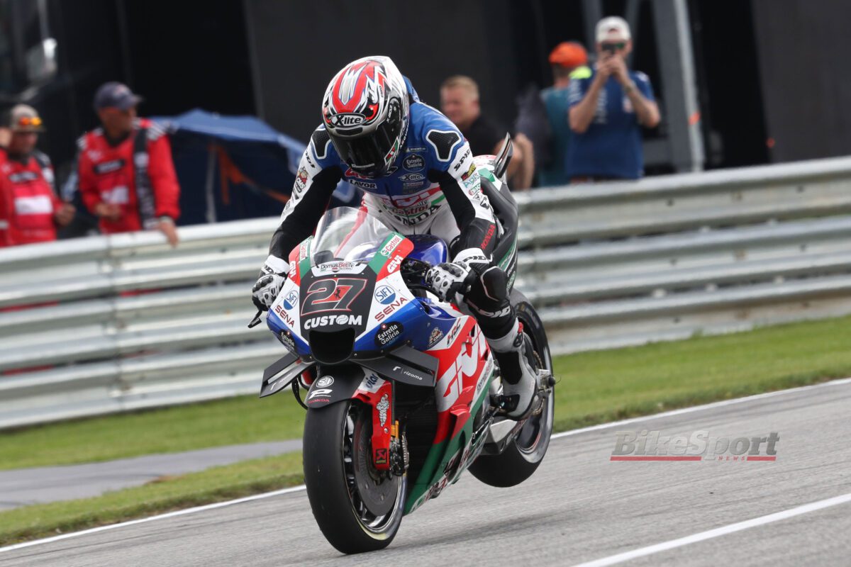 Iker Lecuona, LCR, Honda RC213V, 2023 MotoGP, British MotoGP, action [credit - Gold and Goose]