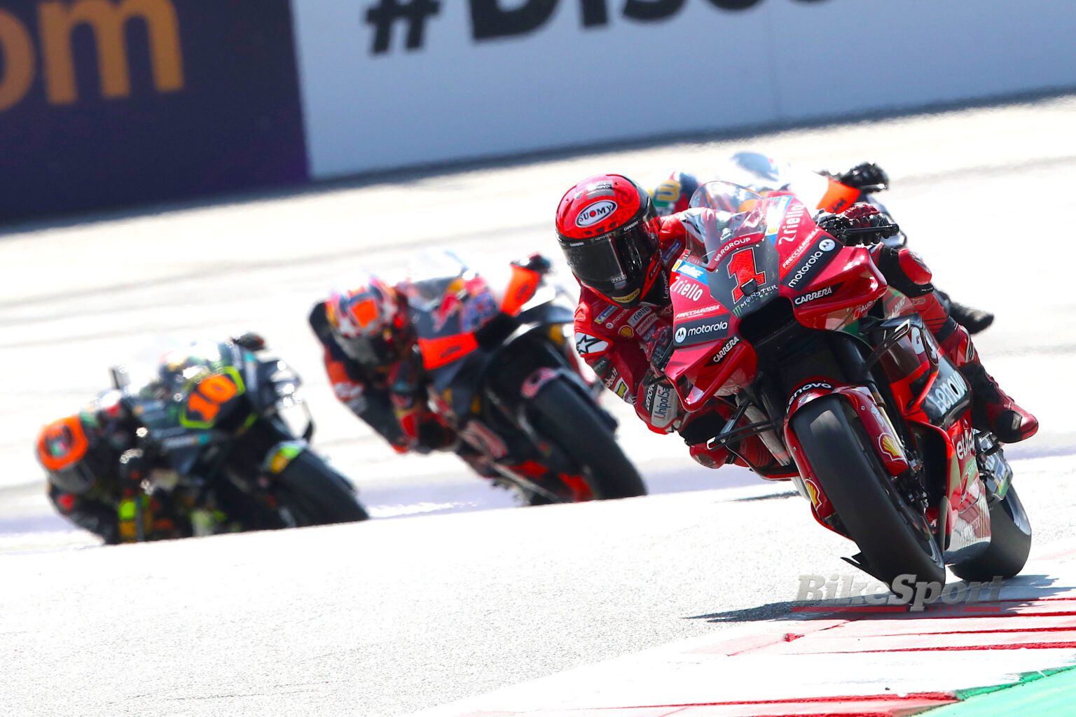 Pecco Bagnaia, Ducati Lenovo Team, 2023 MotoGP, Ducati GP23, Austrian MotoGP, Spielberg, action [credit - Gold & Goose]