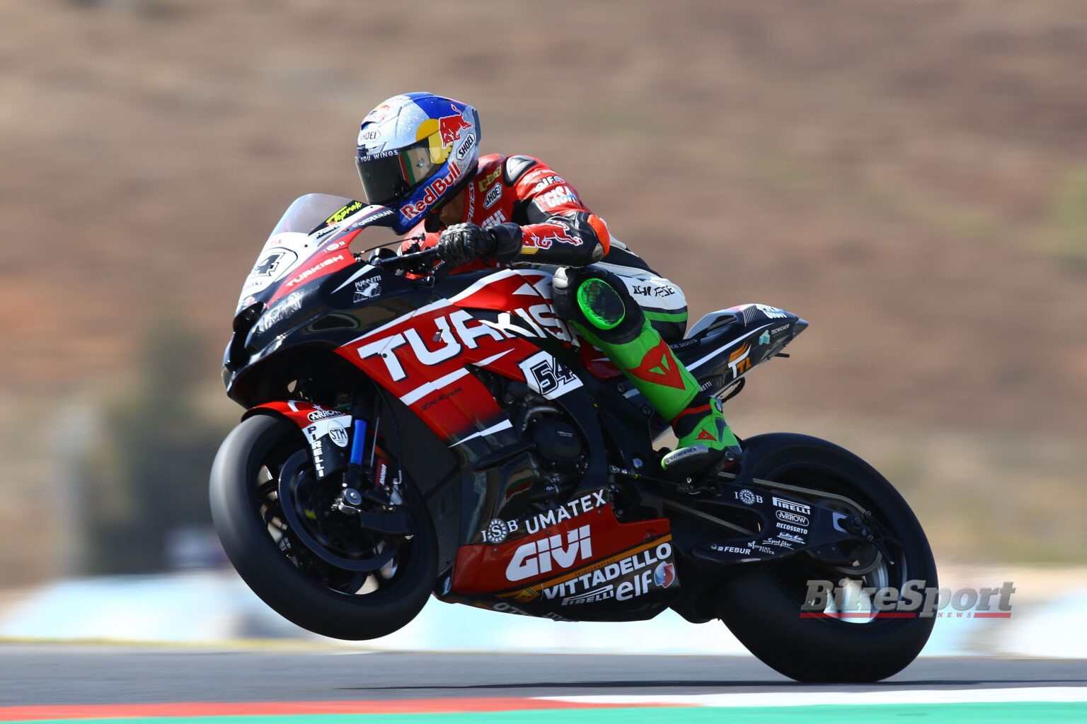 Toprak Razgatlioglu, Puccetti Turkish Racing, Kawasaki ZX-10RR, 2019 WorldSBK, Portimao, action [Gold & Goose]