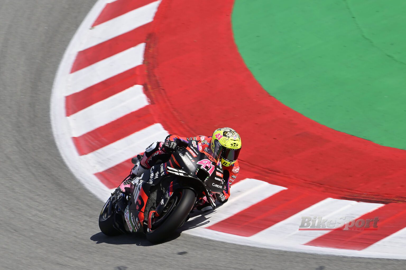 Aleix Espargaro, Aprilia Racing, Aprilia RS-GP, 2023 MotoGP, Catalunya MotoGP, Barcelona, action - credit - Gold and Goose