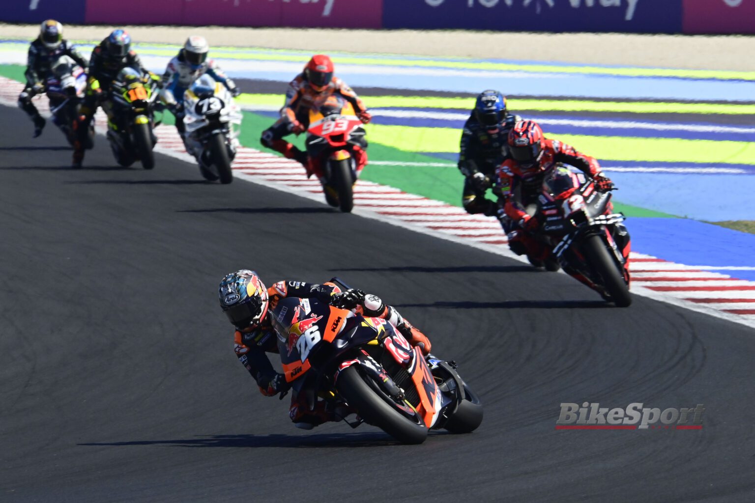 Dani Pedrosa, KTM Factory Racing, KTM RC16, 2023 MotoGP, San Marino MotoGP, Misano, action [Gold & Goose]