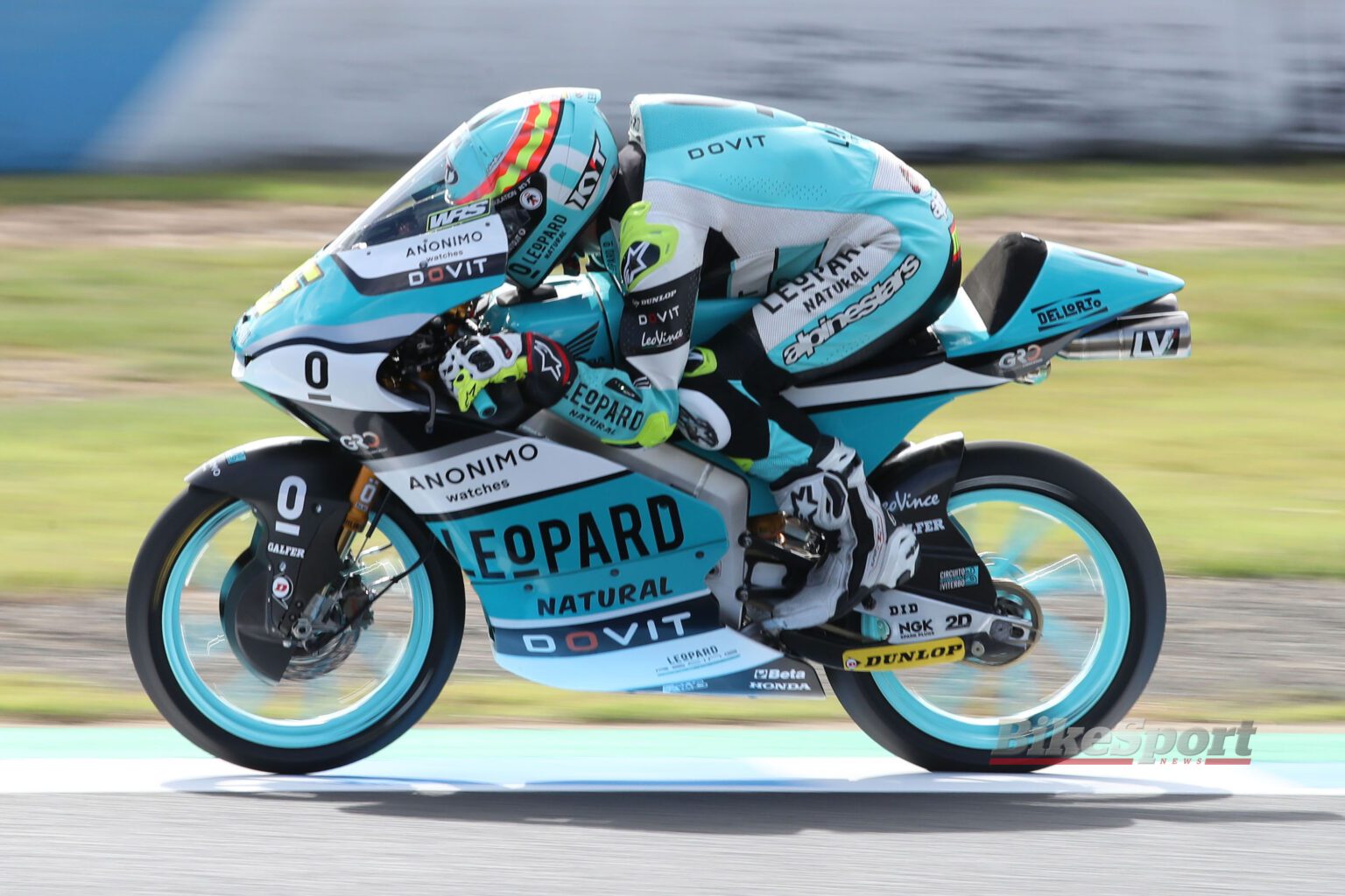 Jaume Masia, Leopard Racing, 2023 Moto3, Japanese Moto3, Motegi, action [Gold & Goose]