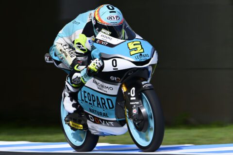 Jaume Masia, Leopard Racing, 2023 Moto3, Japanese Moto3, Motegi, action [Gold & Goose]