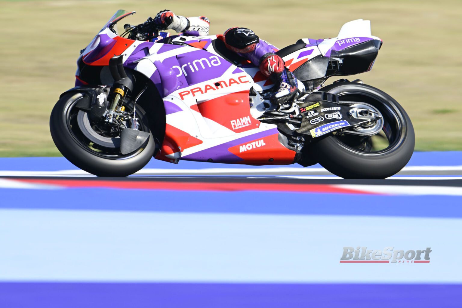Jorge Martin, Pramac Racing, Ducati GP23, 2023 San Marino MotoGP, Misano, action [credit - Gold & Goose]
