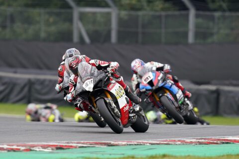 Tommy Bridewell, BeerMonster Ducati, Ducati Panigale V4 R, 2023 BSB, Oulton Park, action [Impact Images]