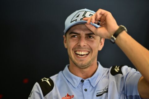 Fabio di Giannantonio, Gresini Racing, Ducati GP22, 2023 Thailand MotoGP, Buriram, portrait [Gold & Goose]