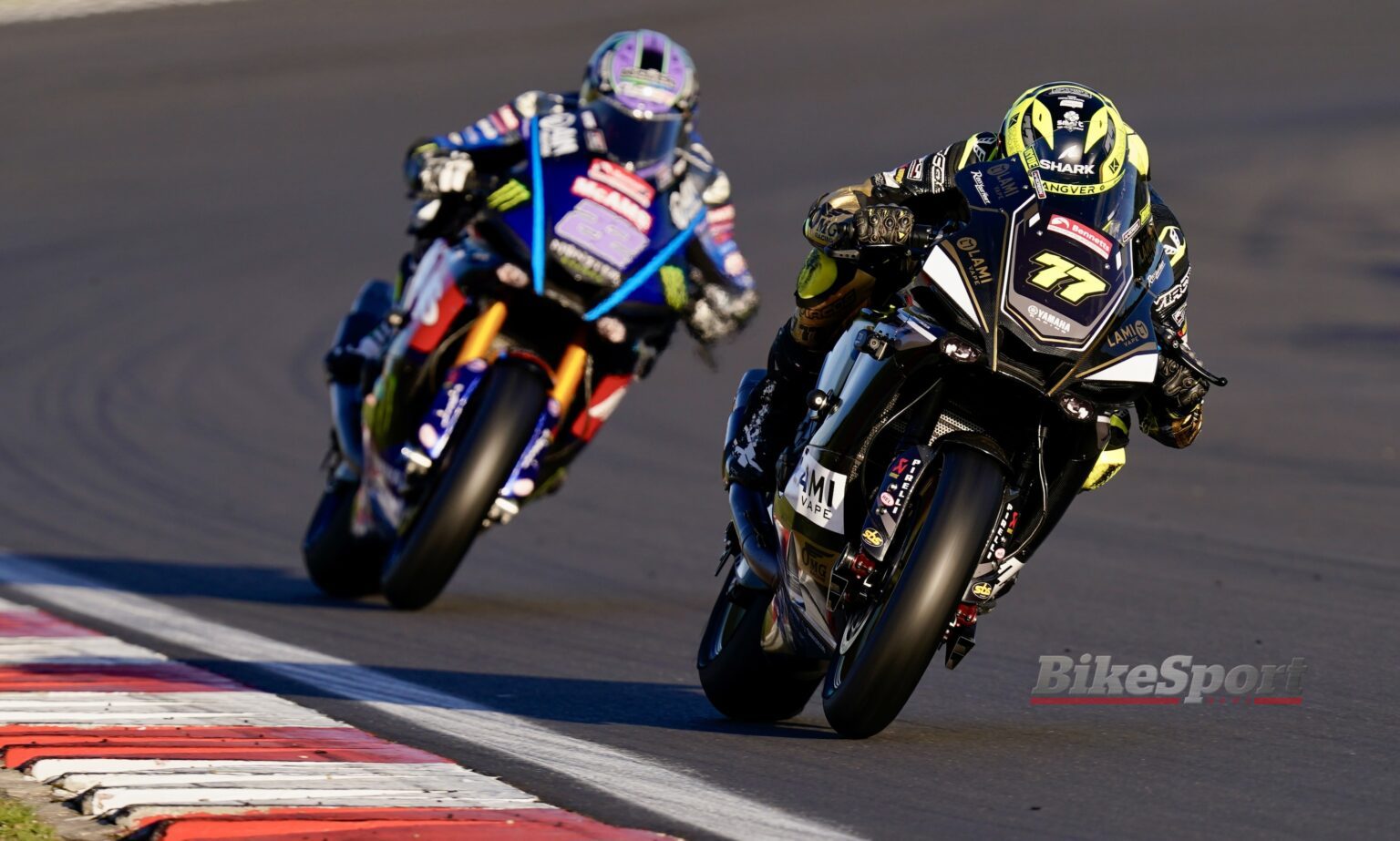 Kyle Ryde, LAMI OMG Racing, Yamaha R1, 2023 BSB, Brands Hatch, action [Impact Images]