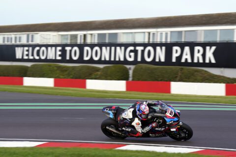 Leon Haslam, ROKiT BMW Motorrad BSB, BMW M 1000 RR, 2023 BSB, Donington Park, action [Impact Images]
