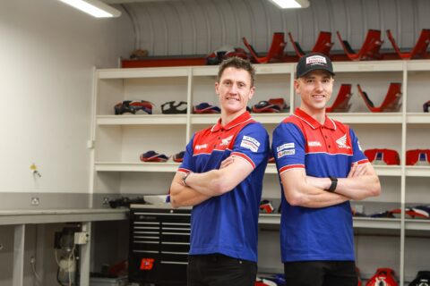 Dean Harrison, Andrew Irwin, Honda Racing UK, 2024 BSB portrait [Honda Racing]