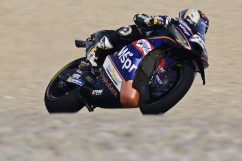 Raul Fernandez, RNF Racing, Aprilia RS-GP, 2023 MotoGP, Qatar MotoGP, action [Gold & Goose]