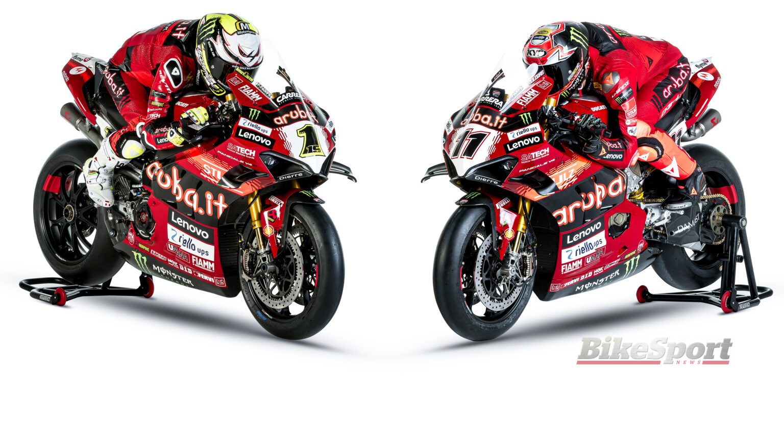 Alvaro Bautista, Nicolo Bulega, Aruba.it Racing, Ducati Panigale V4 R, 2024 WorldSBK, bike, motorcycle [Aruba.it Racing]